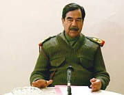 Furcht einflend: Saddam Hussein